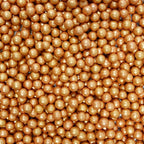 confect rose gold disco balls sprinkles 5 mm 120 gms