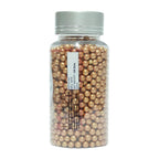 confect rose gold disco balls sprinkles 5 mm 120 gms