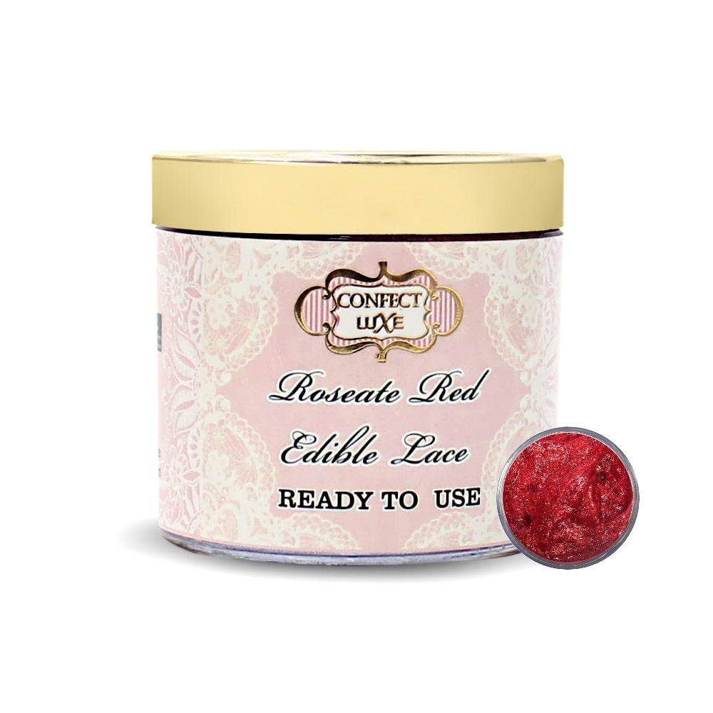 confect roseate red edible lace br b 100 gms b