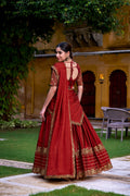 Lorenvalley Fashion Orange Rangoli Crush Sequins and Thread Embroidery Work Lehenga Choli with Dupatta - Distacart