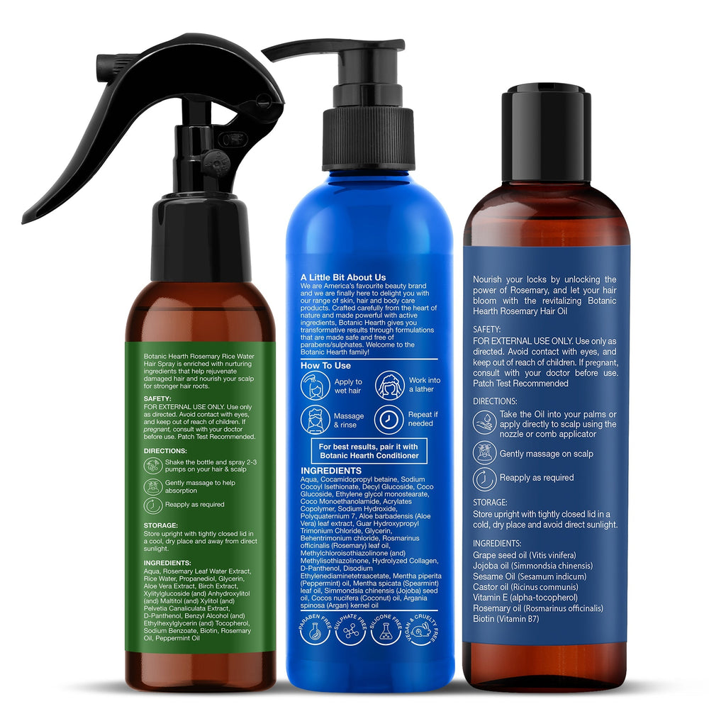 Rosemary 3-Step Hair Care Trio - Distacart