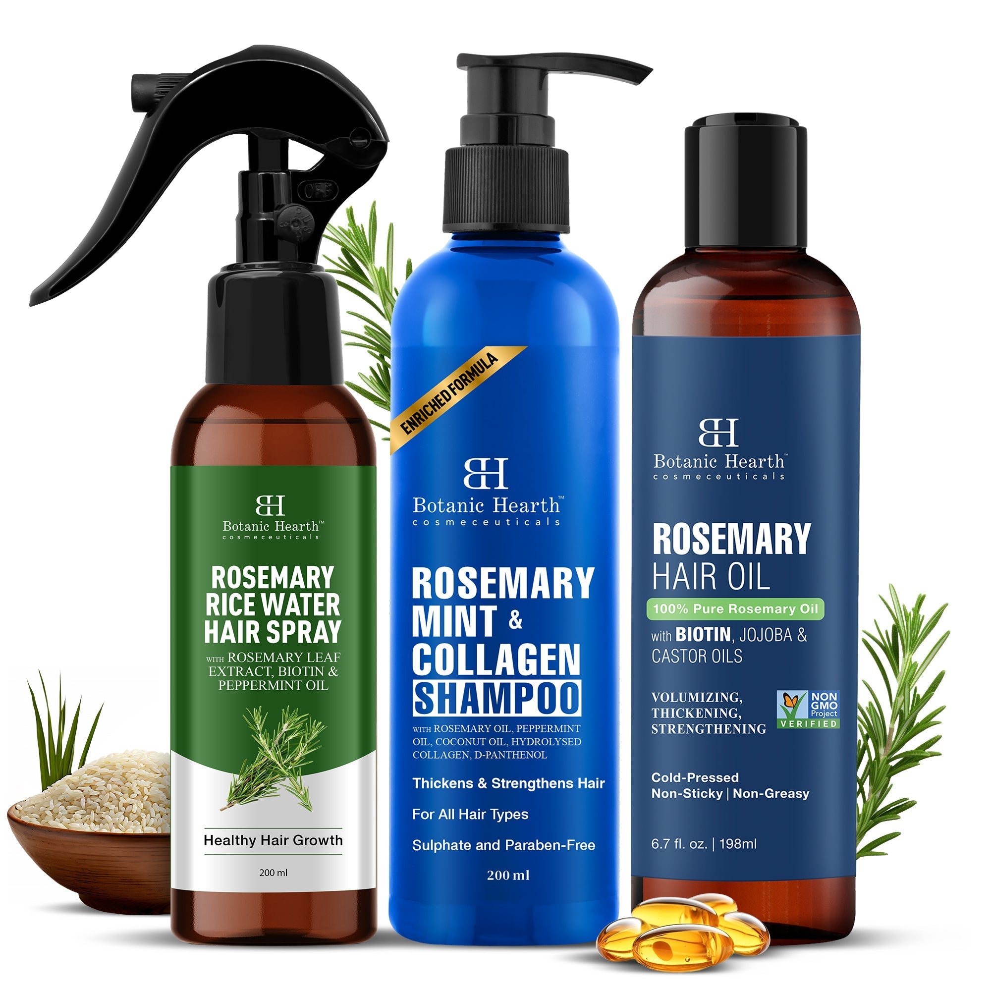 Rosemary 3-Step Hair Care Trio - Distacart
