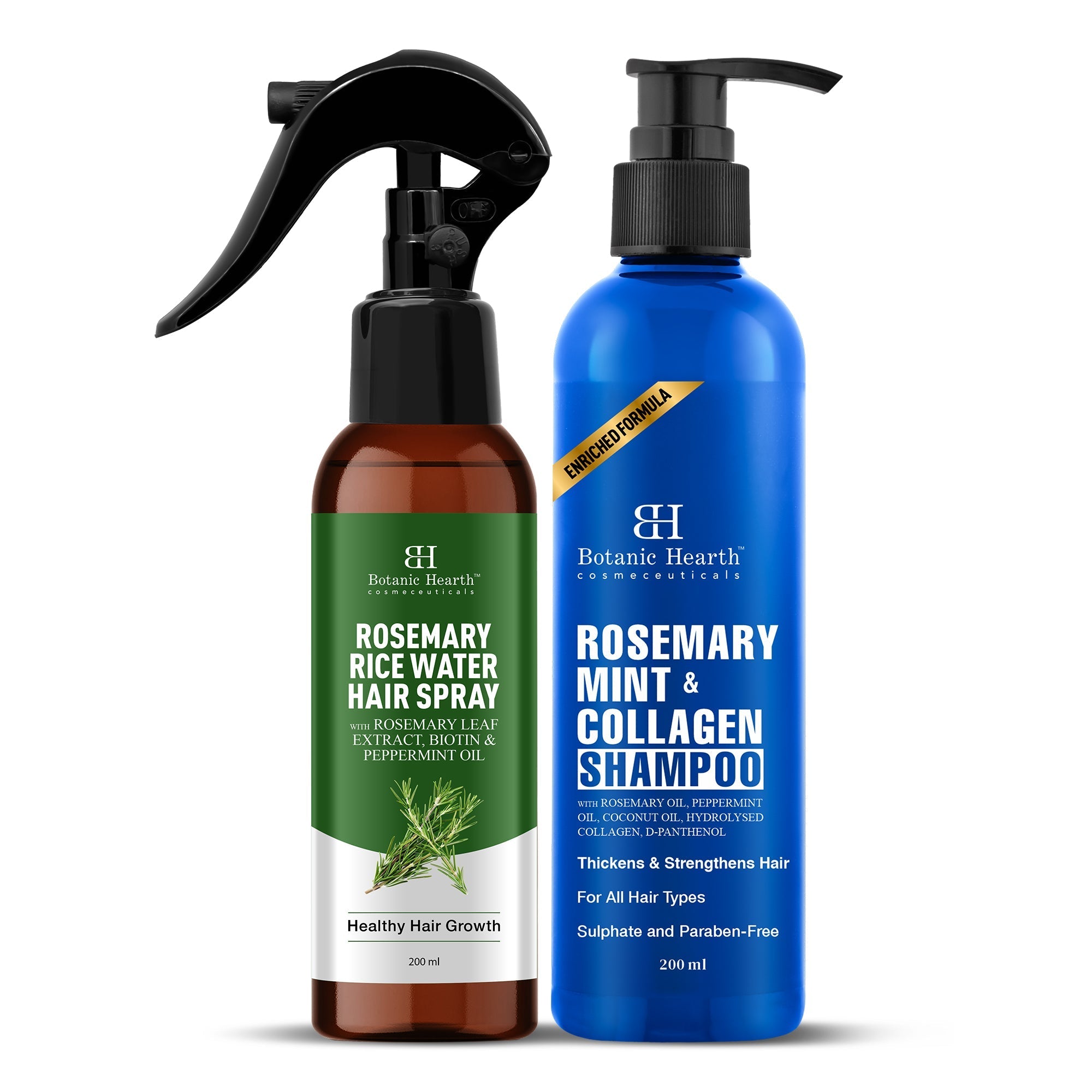 Botanic Hearth Rosemary Cleanse & Hydrate Shampoo - Spray Set