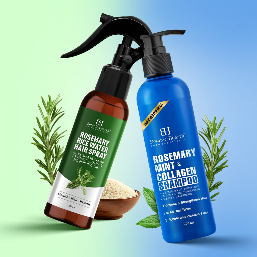 Botanic Hearth Rosemary Cleanse & Hydrate Shampoo - Spray Set