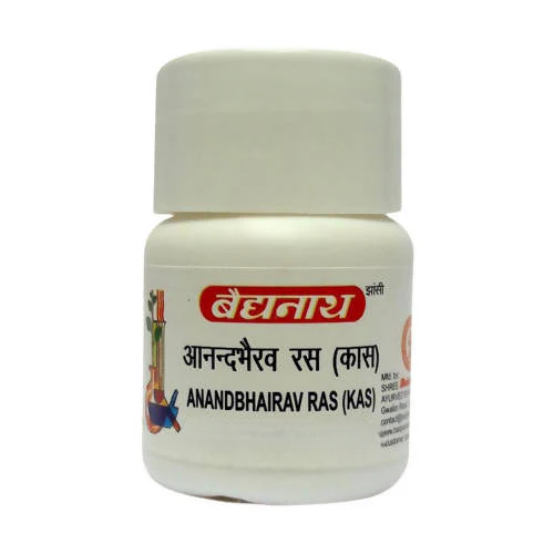 Baidyanath Jhansi Anandbhairav Ras (Kas) Tablets - Distacart