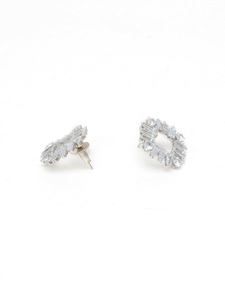 stone stud (white) - Ruby Raang