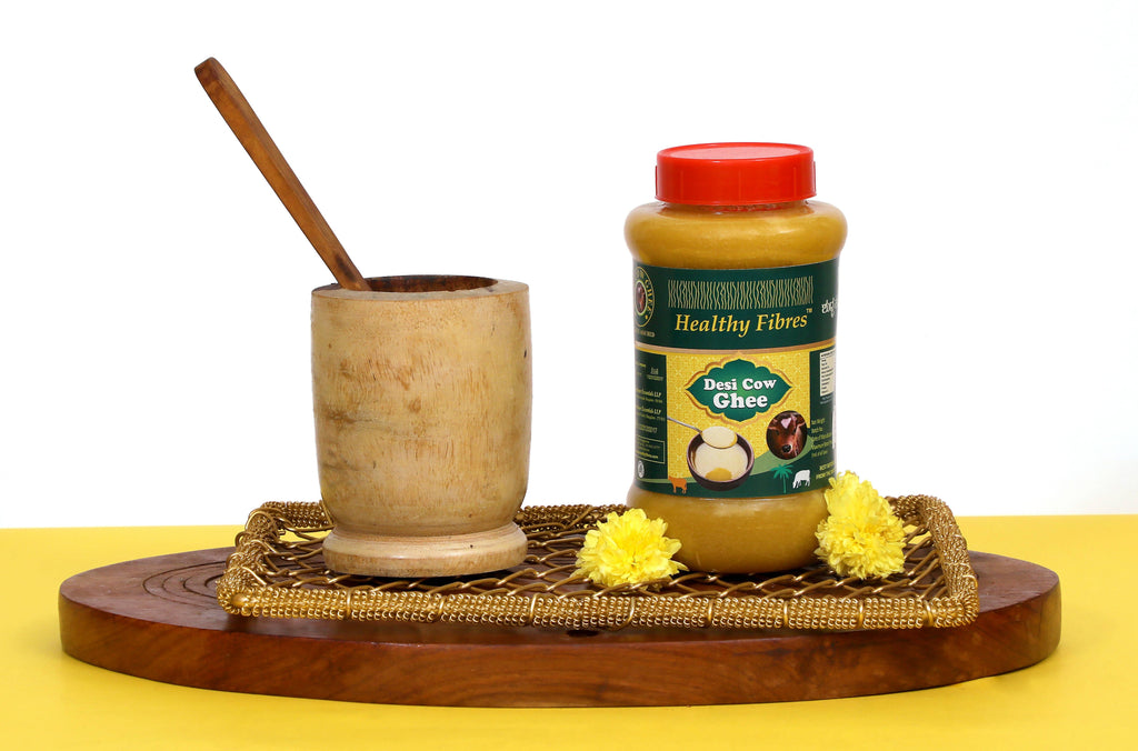 Healthy Fibres Desi Cow Ghee - Distacart