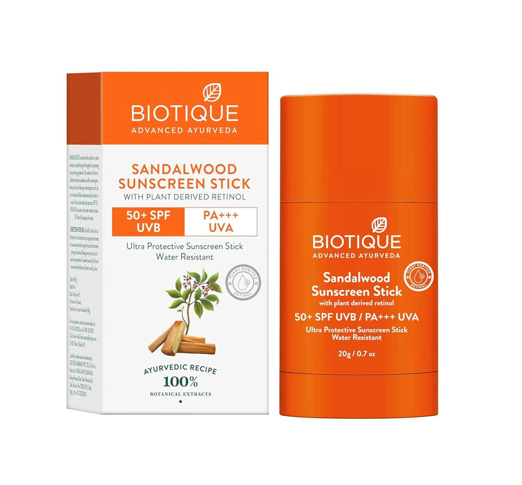 Biotique Sandalwood Sunscreen Stick SPF 50+