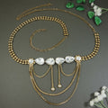 Joban Fashion Gold Zinc Alloy Waist Chain For Women
