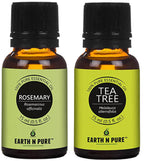 Earth N Pure Rosemary & Tea Tree Essential Oils