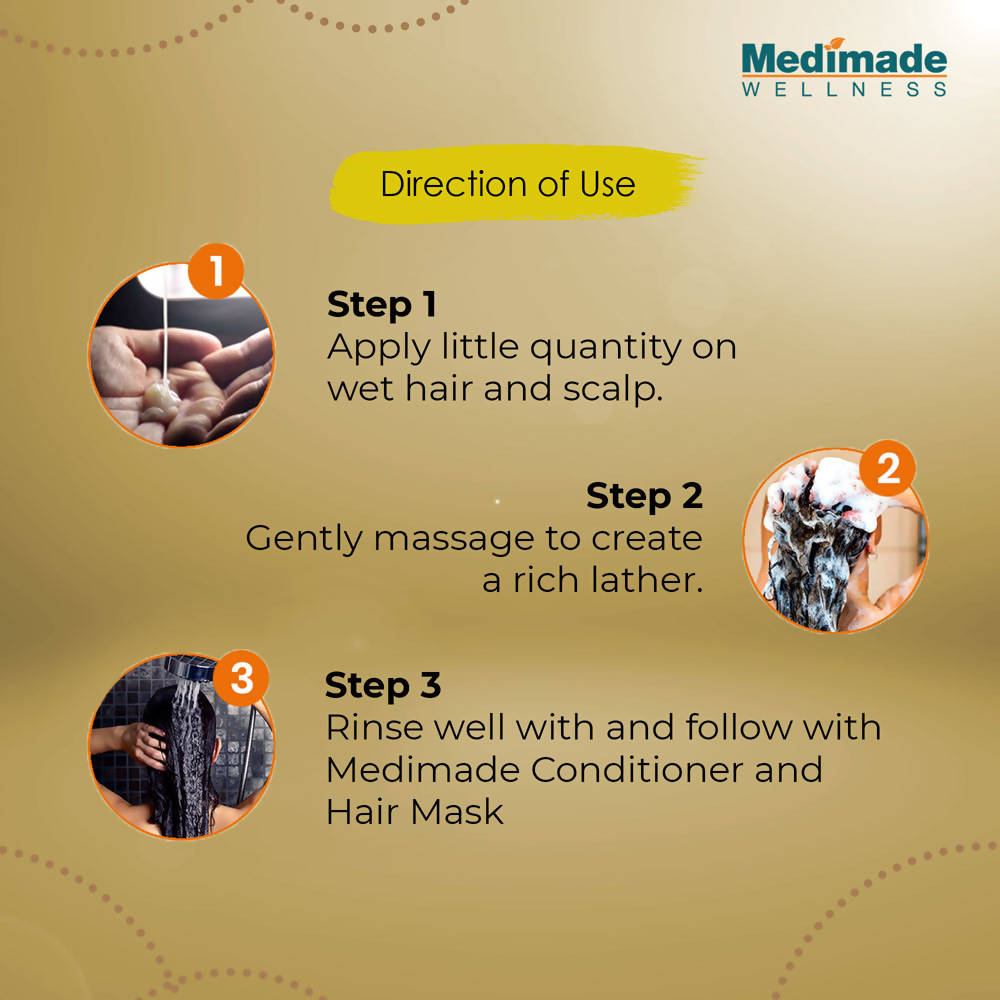 Medimade Wellness Volumizing Hair Growth Rice Water Shampoo