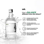Salt. Oral Care Balance Mouthwash Natural Alkaline Probiotic Mouthwash with Basil Mint