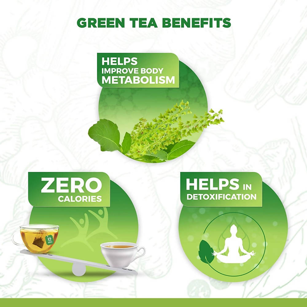 Dabur Vedic Suraksha Green Tea With Herbs Bags online
