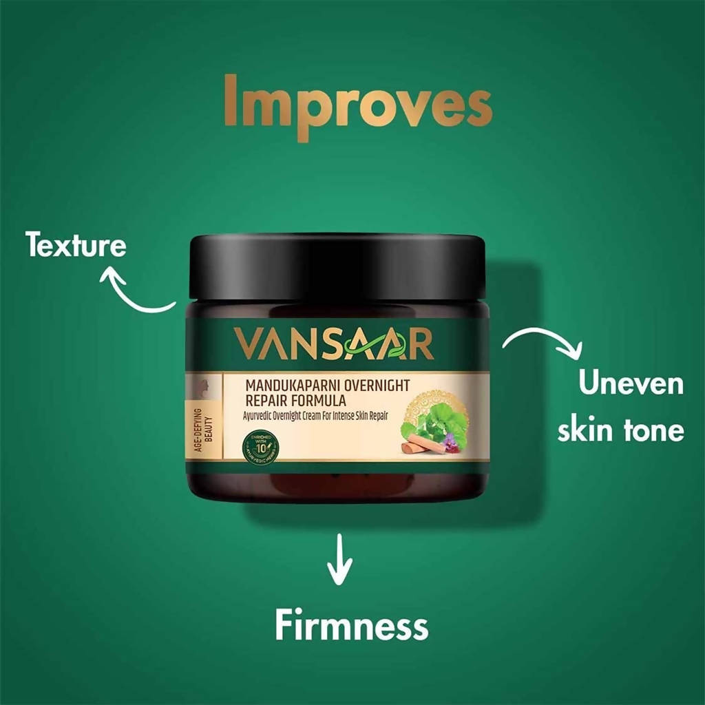 Baidyanath Vansaar Mandukaparni Overnight Repair Formula Cream