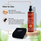 Jiva Ayurveda Pain Calm Oil & Knee Cap Combo - Distacart