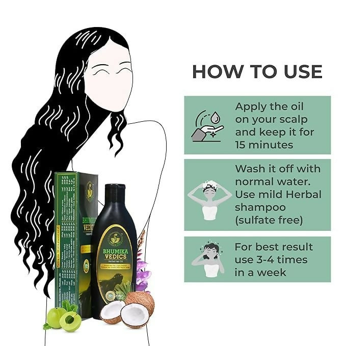 Bhumika Vedics Herbal Hair Oil For Men & Women
