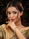 Ruby Raang 22k Gold Polished Kundan Bangle - Distacart