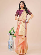 Shree Shyam Fashion Florance Light Pink Organza Saree