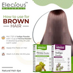 Elecious Naturals Indigo and Henna powder for Black Hair