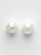 NVR Women's White Color Moon Stud Earrings - Distacart