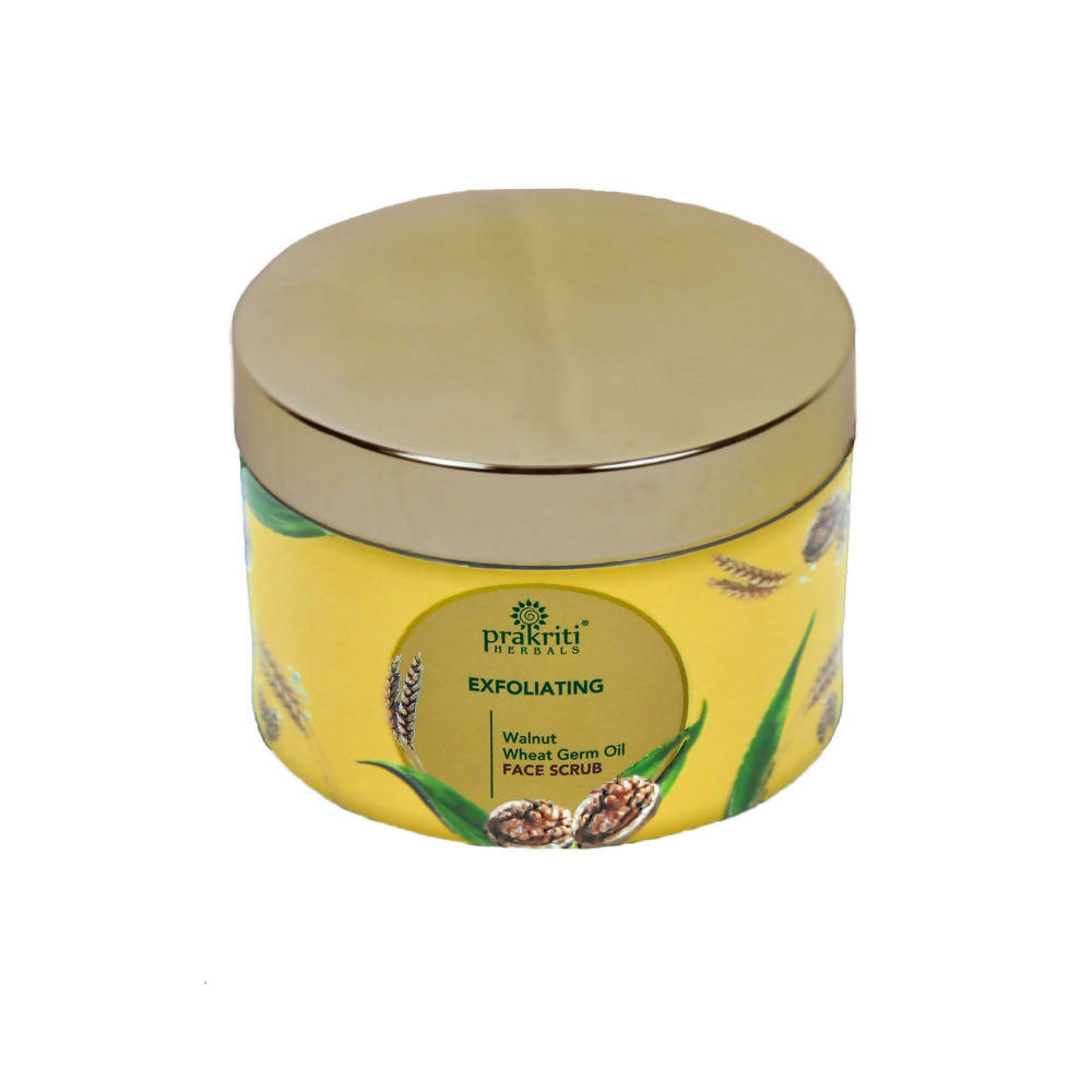 Prakriti Herbals Exfoliating Walnut Wheat Germ Oil Face Scrub