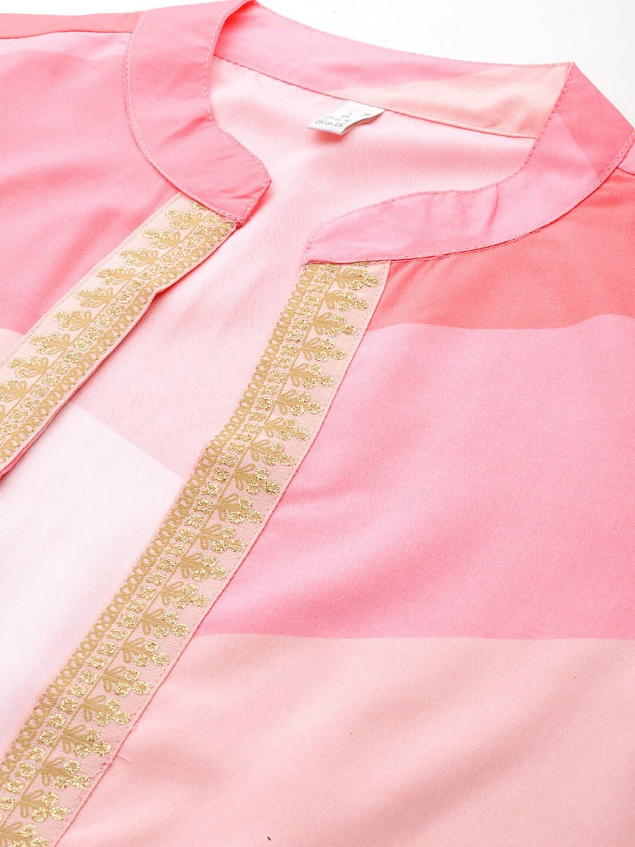 Ahalyaa Women's Traditional Wear Co-ods - Pink