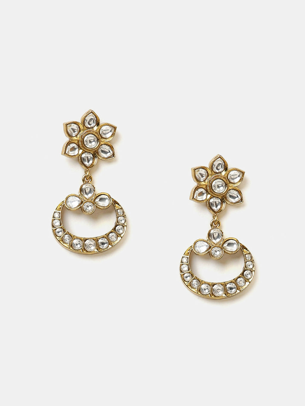 Ruby Raang Chandni Necklace Earrings Set