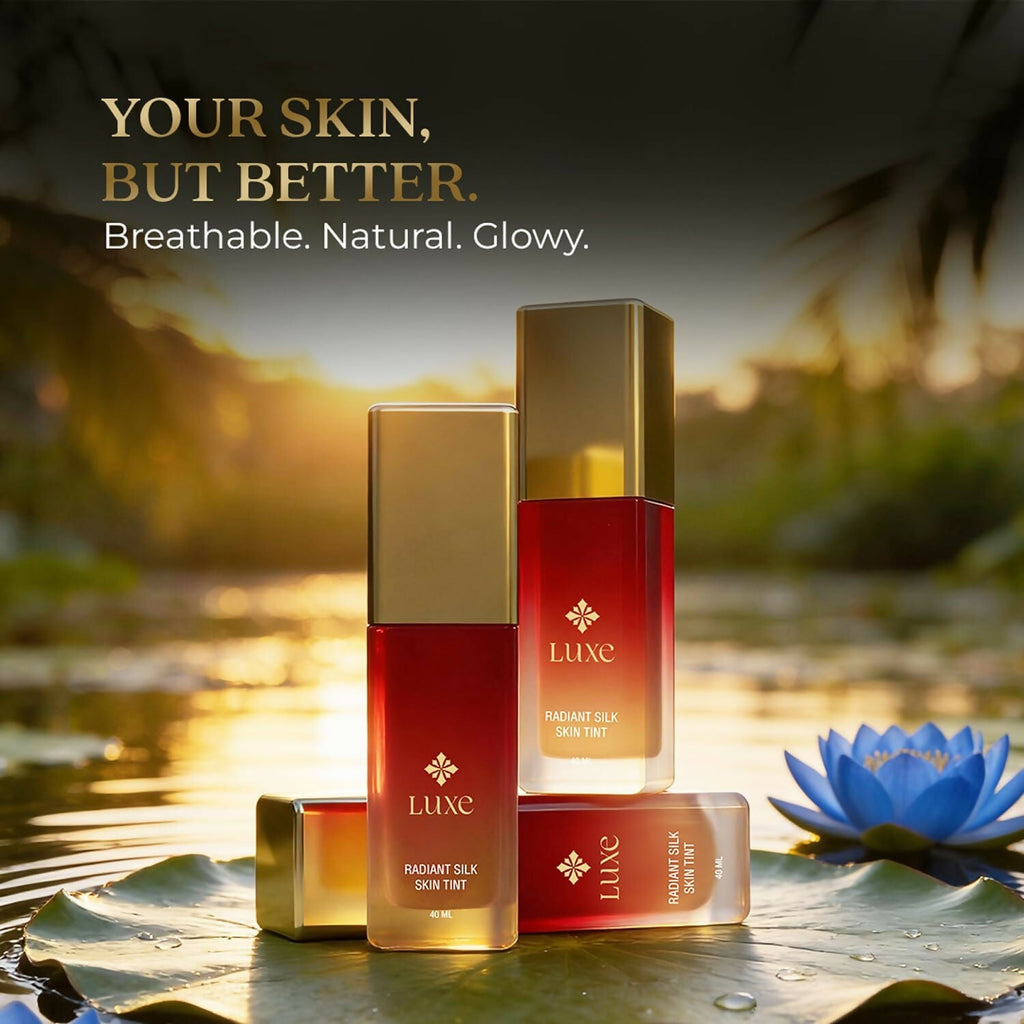 Just Herbs Luxe Radiant Silk Skin Tint Luxury Makeup (130 Beige) - Distacart