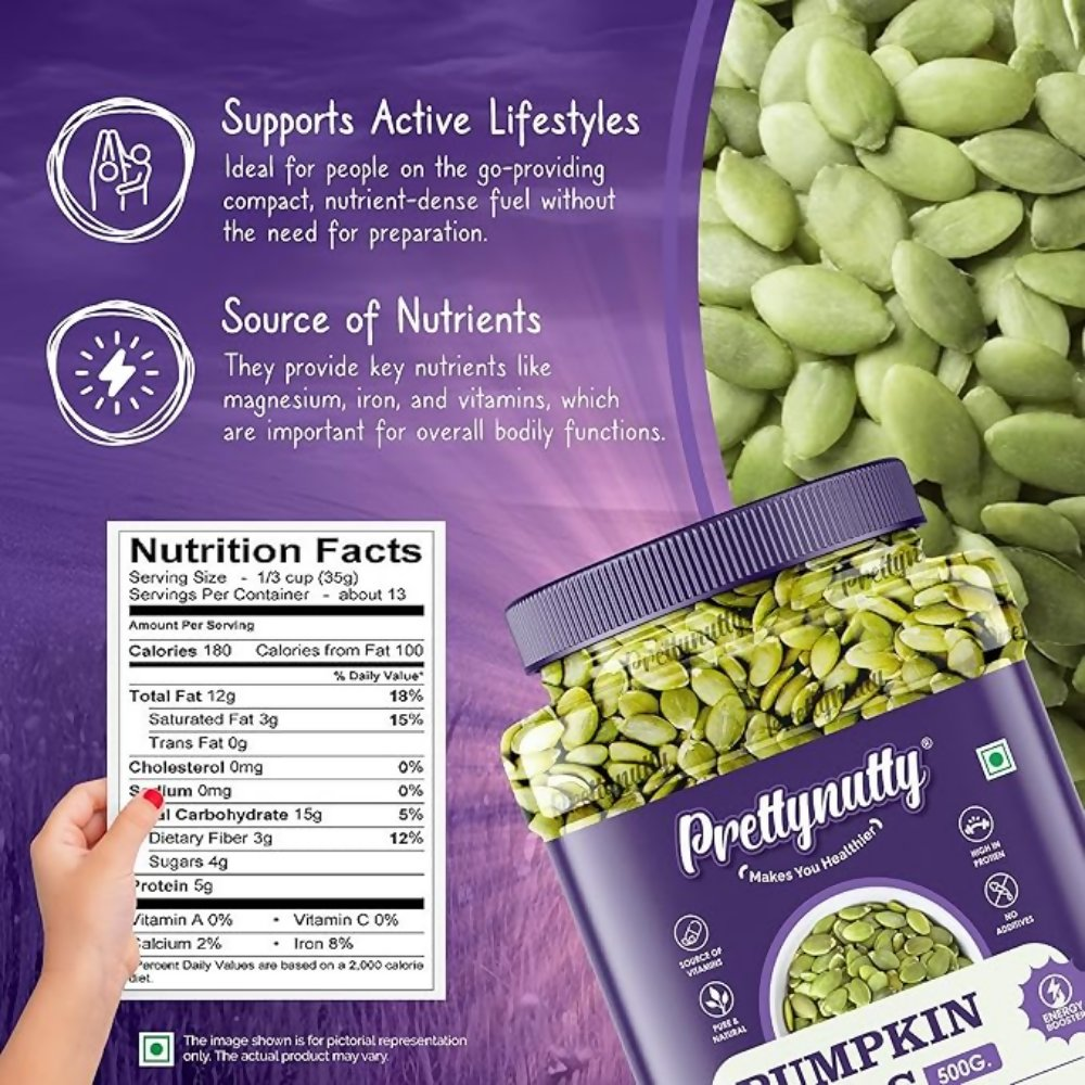 Pretty Nutty Raw Pumpkin Seeds - Distacart