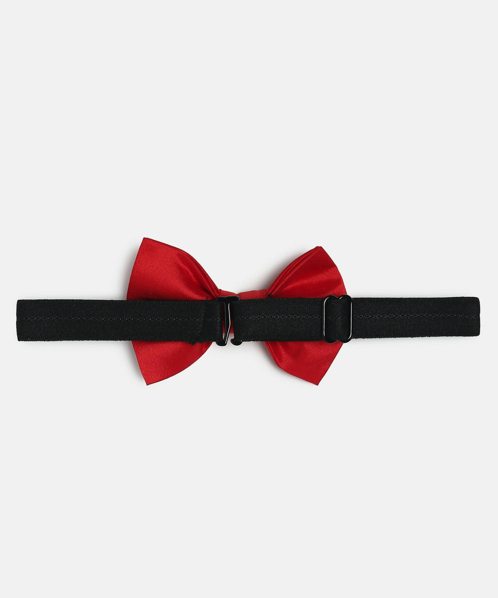 Manet Boys Solid Double Layer Bow - Red