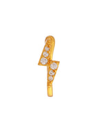 Ruby Raang Gold Bijlee Nose Pin