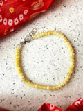 Joban Fashion Light Yellow Glass Glass Beads Trendy Bracelets - Distacart