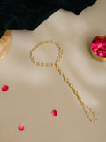 Ruby Raang Gold Kundan Haath Phool - Distacart