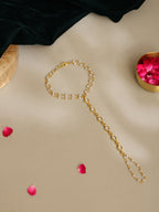 Ruby Raang Gold Kundan Haath Phool - Distacart