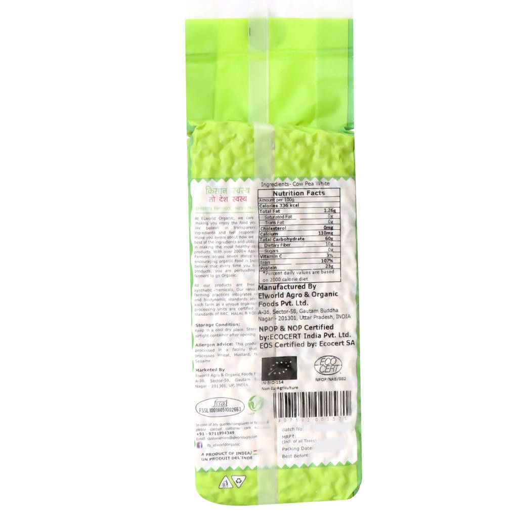 El World Organic Cow Peas - Distacart