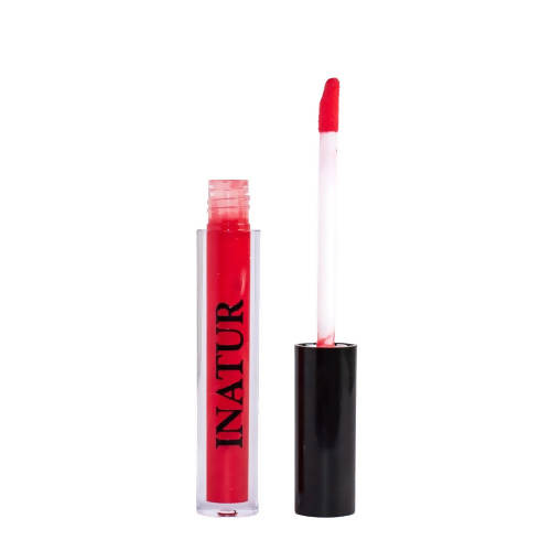 Inatur Lip Gloss-L7-Cheeky Red
