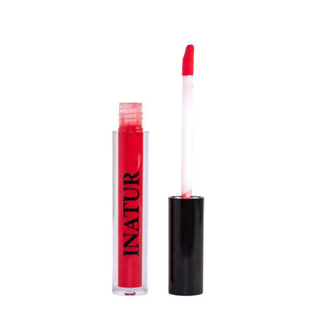 Inatur Lip Gloss-L7-Cheeky Red