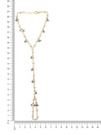 Ruby Raang Multi Pearl & Stone Haath Phool - Distacart