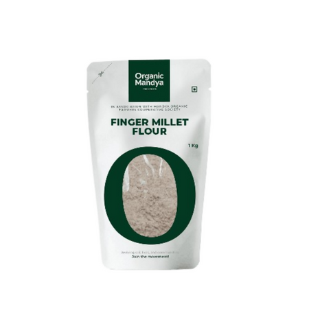 Organic Mandya Finger Millet Flour (Ragi Flour)