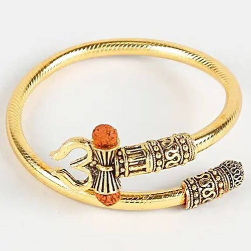 Om Golden Bracelet Rakhi & Almonds Jar