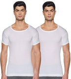 Rupa Frontline Men's Plain Vest - Pack of 2