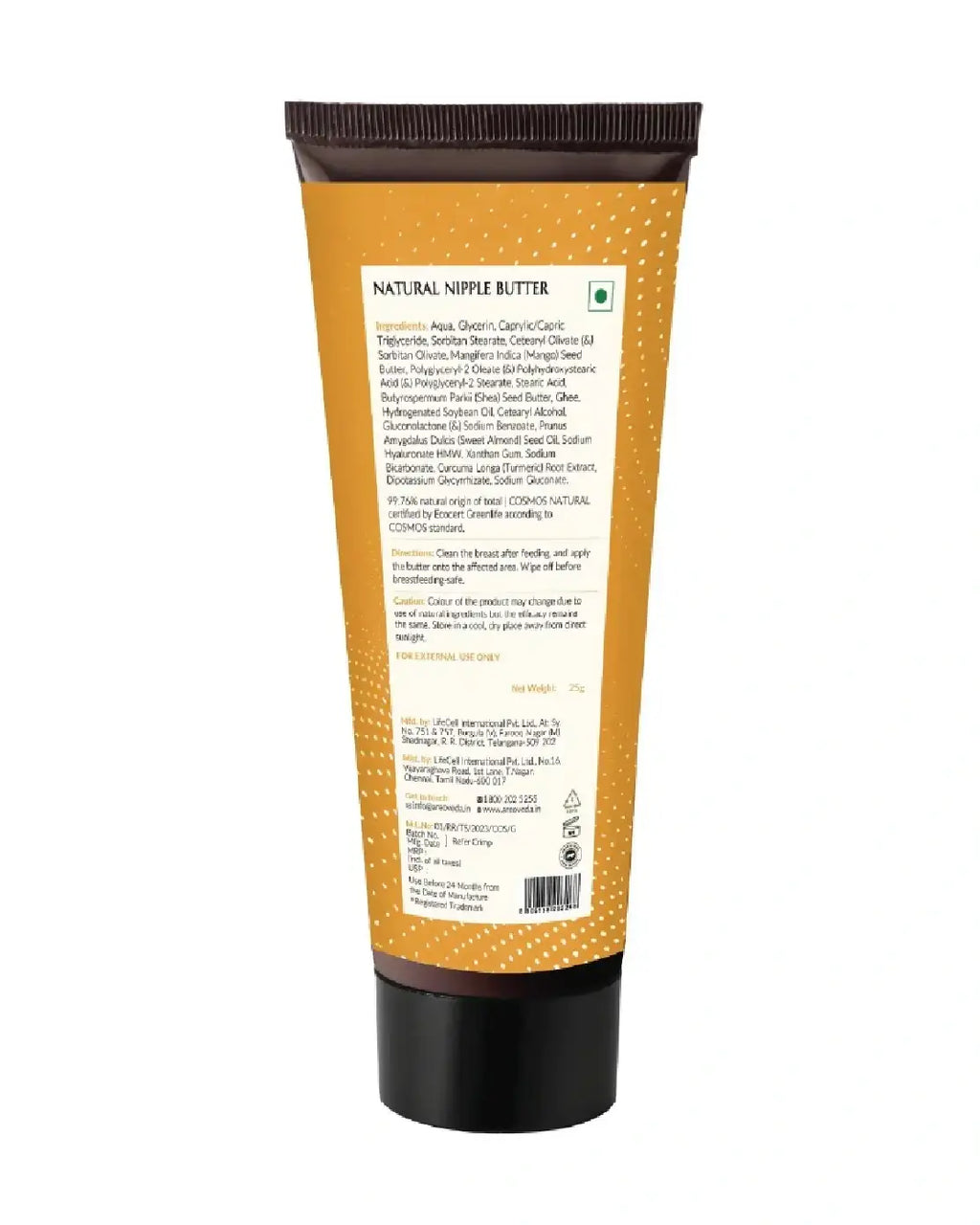 AreoVeda Natural Nipple Butter - Distacart