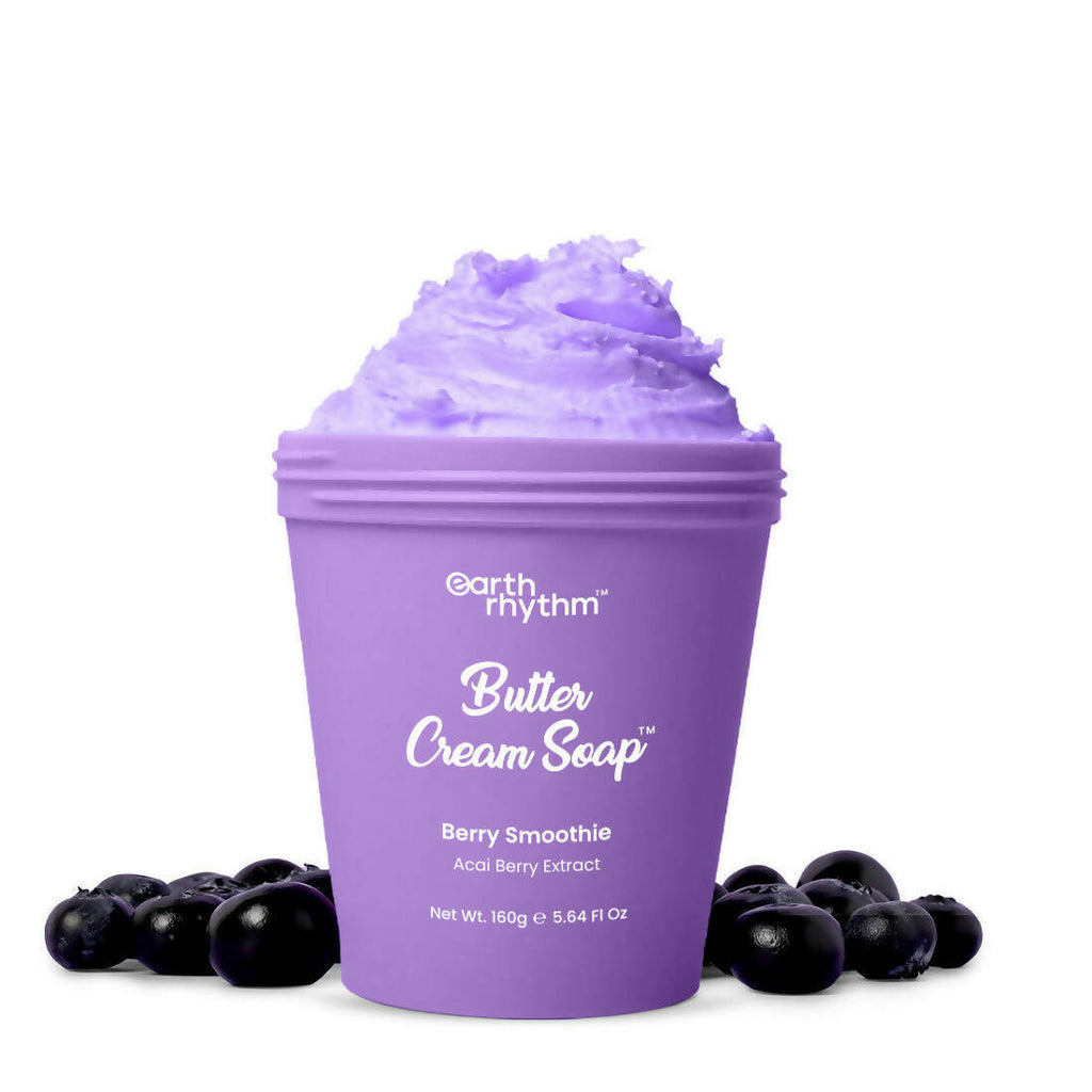 Earth Rhythm Butter Cream Shower Mousse Soap - Berry Smoothie