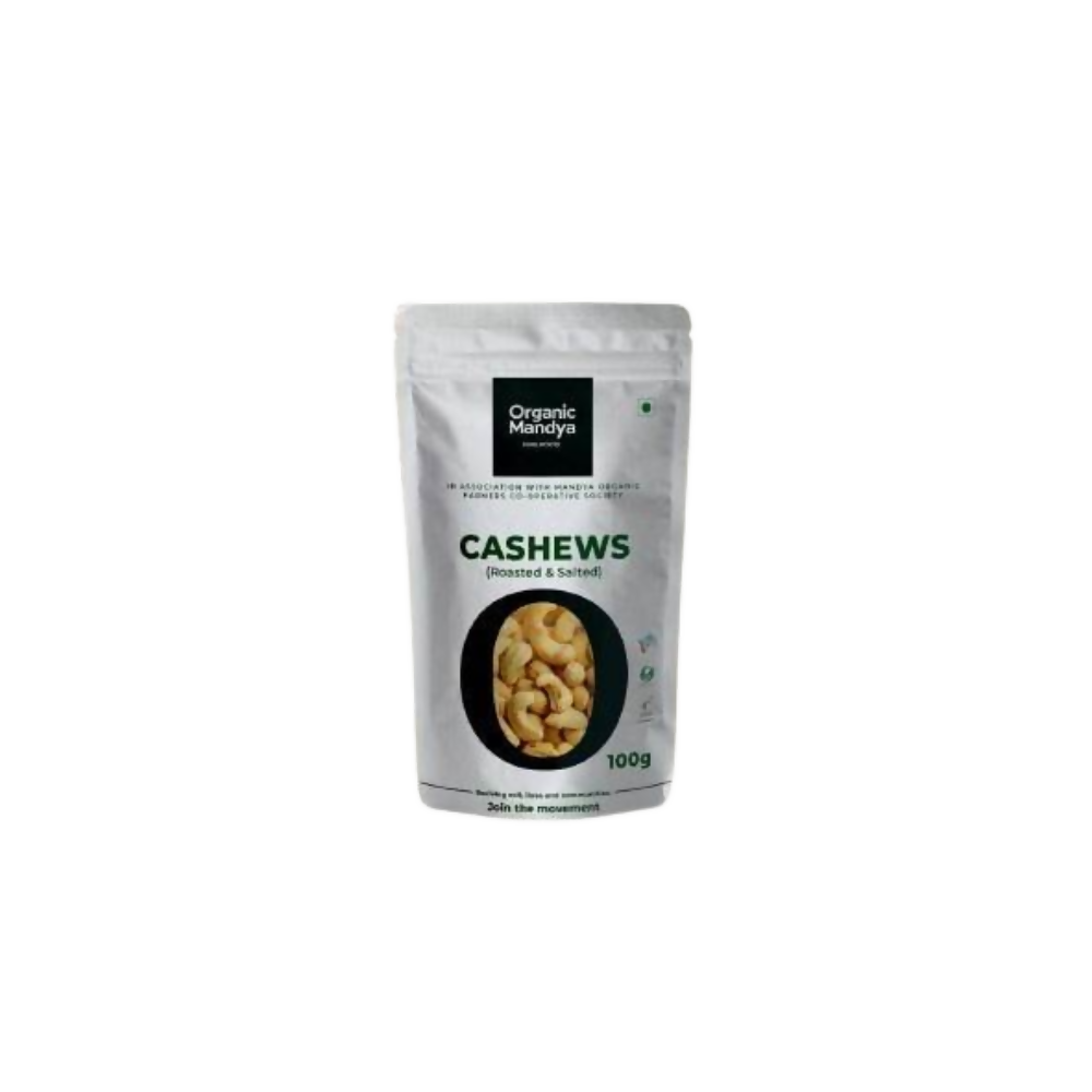 Organic Mandya Cashews (Roasted & Salted)