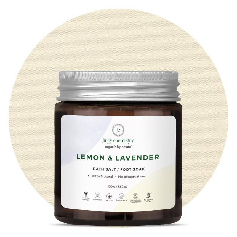 Juicy Chemistry Lemon & Lavender Bath Salt / Foot Soak