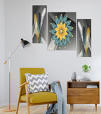 Tehzeeb Creations Set Of 3 Digital Wall Painting