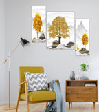 Tehzeeb Creations Set Of 3 Digital Wall Painting