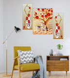 Tehzeeb Creations Set Of 3 Digital Wall Painting