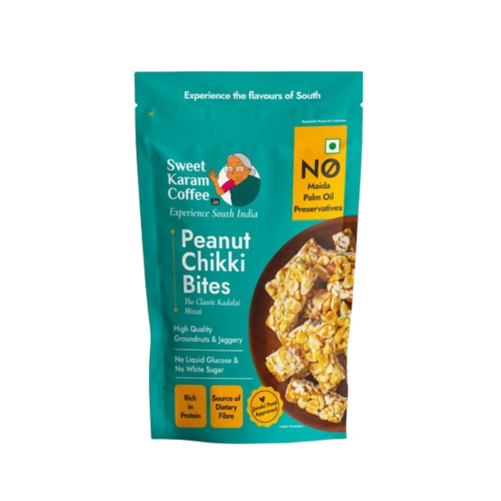 Sweet Karam Coffee Peanut Chikki (Zero White Sugar) - Distacart
