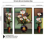 Tehzeeb Creations Set Of 3 Digital Wall Painting